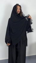 Lace Abaya Noir (pre-order)