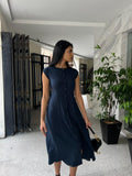 Misnight Adjustable linen dress